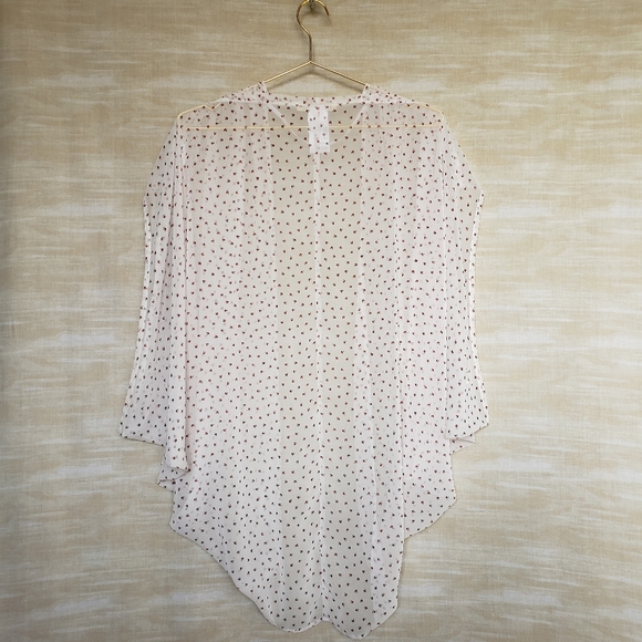 NWOT Urban Outfitters boho ivory sheer summer kimono - Picture 6 of 8
